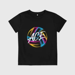 Детская футболка хлопок Волейбол