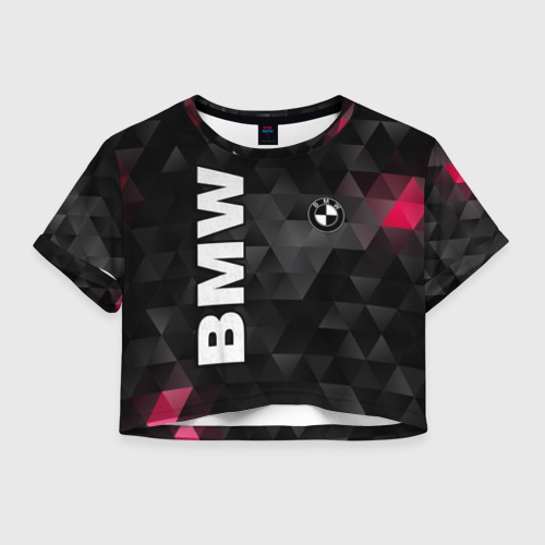 Женская футболка Crop-top 3D BMW Фото 01 Женская футболка Crop-top 3D BMW Фото 01