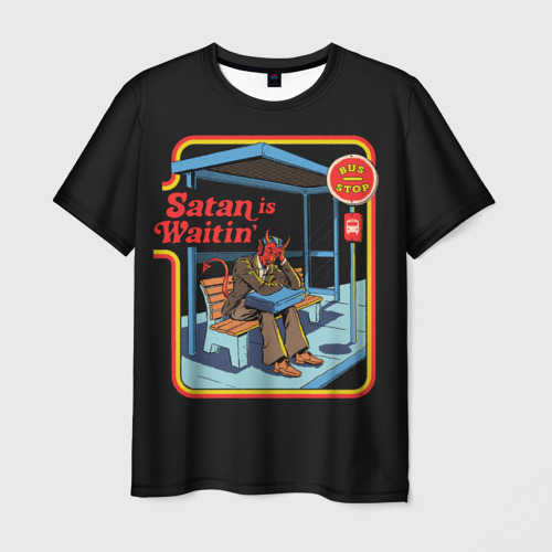 Мужская футболка 3D Satan Waitin Фото 01 Мужская футболка 3D Satan Waitin Фото 01