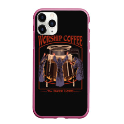 Чехол для iPhone 11 Pro Max матовый Worship Coffee