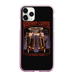 Чехол для iPhone 11 Pro Max матовый Worship Coffee