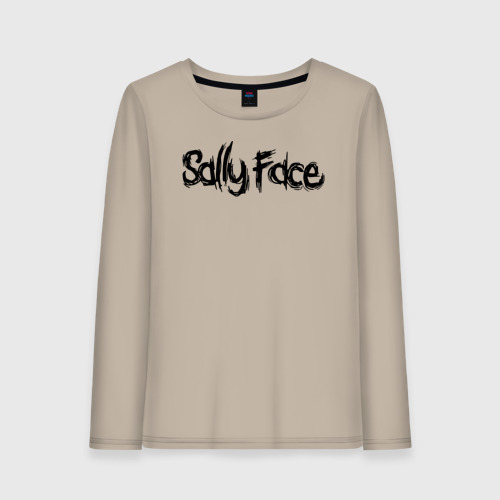 Женский лонгслив хлопок SALLY FACE, цвет миндальный