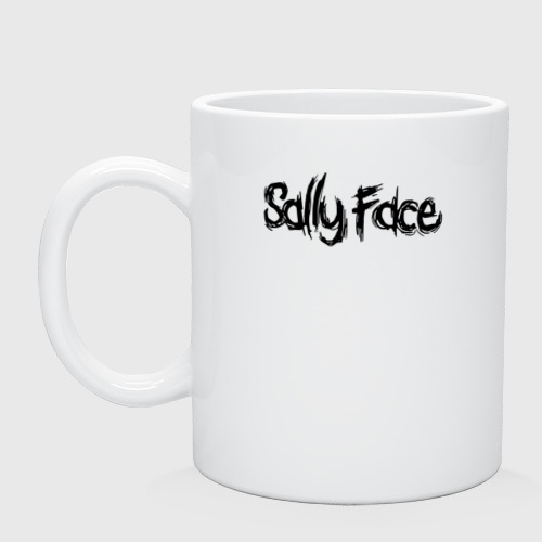 Кружка керамическая SALLY FACE, цвет белый