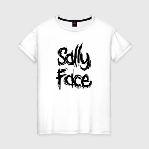 Женская футболка хлопок SALLY FACE, цвет белый