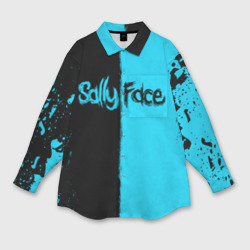 Женская рубашка oversize 3D Sally face Салли Фейс краски