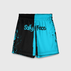Детские спортивные шорты 3D Sally face Салли Фейс краски