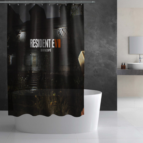 Штора 3D для ванной Resident evil 7 - фото 2