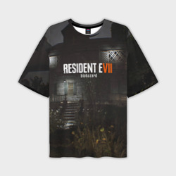 Мужская футболка oversize 3D Resident evil 7