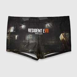 Мужские купальные плавки 3D Resident evil 7