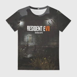 Женская футболка 3D Resident evil 7