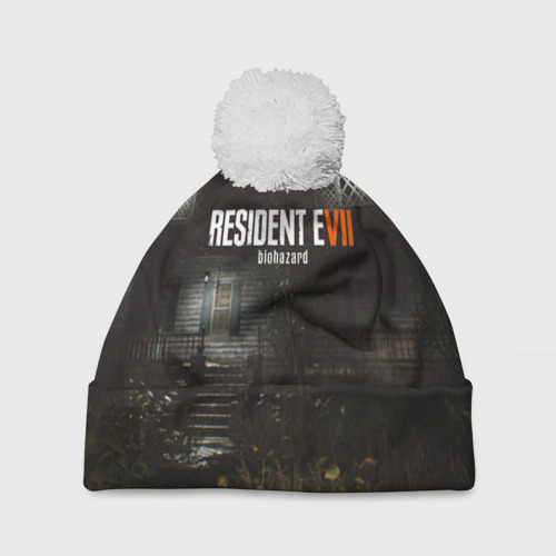 Шапка 3D c помпоном Resident evil 7, цвет 3D печать