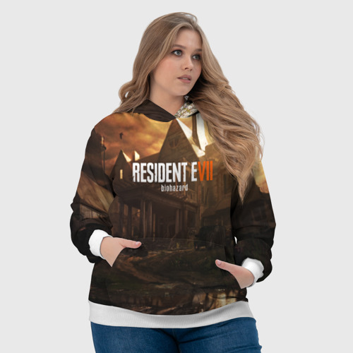 Женская толстовка 3D Resident evil 7, цвет 3D печать - фото 6