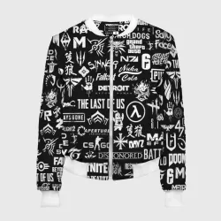 Женский бомбер 3D Логотипы игр