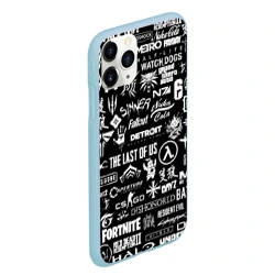 Чехол для iPhone 11 Pro Max матовый Логотипы игр - фото 2