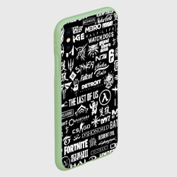 Чехол для iPhone XS Max матовый Логотипы игр - фото 2