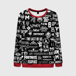 Мужской свитшот 3D Логотипы игр