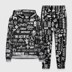 Мужской костюм с толстовкой 3D Логотипы игр