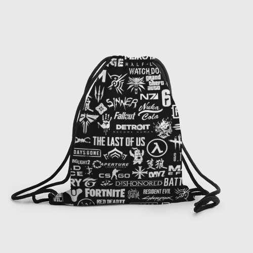 Рюкзак-мешок 3D Логотипы игр