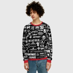 Мужской свитшот 3D Логотипы игр - фото 2