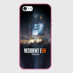 Чехол для iPhone 5/5S матовый Resident Evil 7