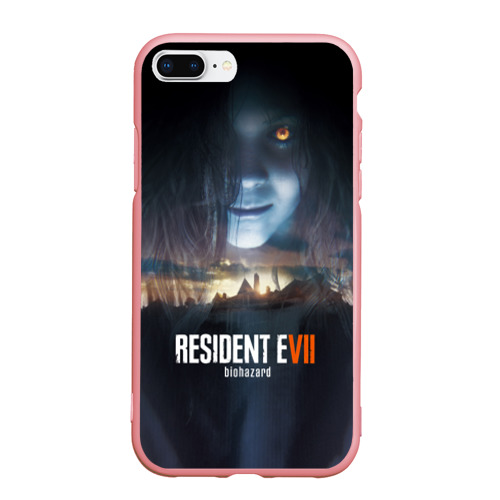Чехол для iPhone 7Plus/8 Plus матовый Resident Evil 7, цвет баблгам