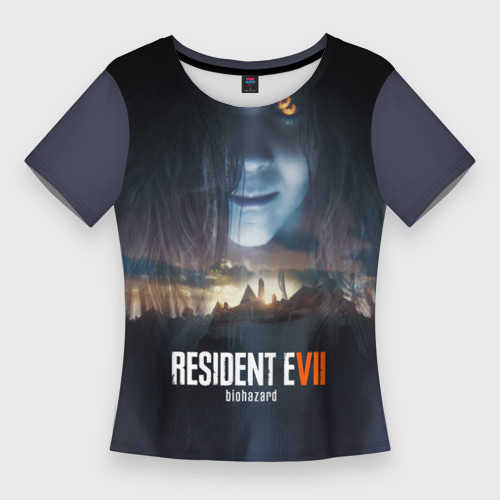 Женская футболка 3D Slim Resident Evil 7, цвет 3D печать