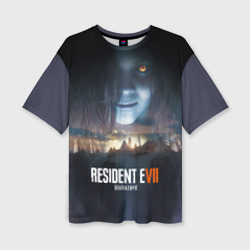 Женская футболка oversize 3D Resident Evil 7