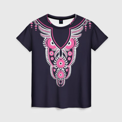 Узор сова – Женская футболка 3D с принтом купить со скидкой в -26%