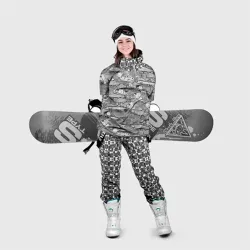 Накидка на куртку 3D Рыбы графика - фото 2
