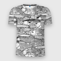 Мужская футболка 3D Slim Рыбы графика