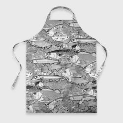 Фартук 3D Рыбы графика