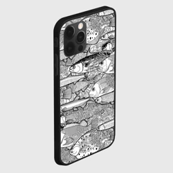 Чехол для iPhone 12 Pro Рыбы графика - фото 2