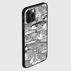 Чехол для iPhone 12 Pro Max Рыбы графика - фото 2