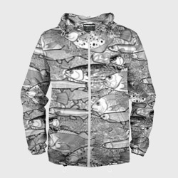 Мужская ветровка 3D Рыбы графика