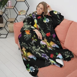 Плед с рукавами Попугаи в джунглях - фото 2