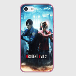 Чехол для iPhone 5/5S матовый Resident Evil2