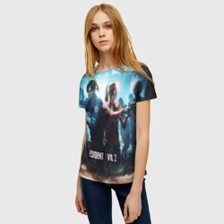 Женская футболка 3D Resident Evil2 - фото 2