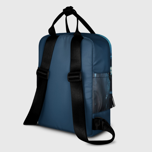 Женский рюкзак 3D с принтом RESIDENT EVIL2, вид сзади #1