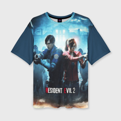 Женская футболка oversize 3D Resident Evil2