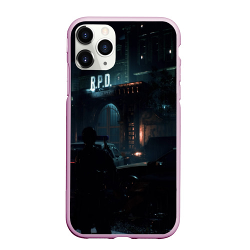 Чехол для iPhone 11 Pro Max матовый Resident Evil 2, цвет розовый