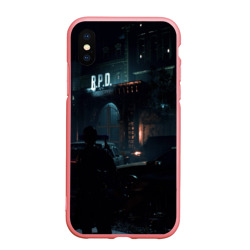 Чехол для iPhone XS Max матовый Resident Evil 2