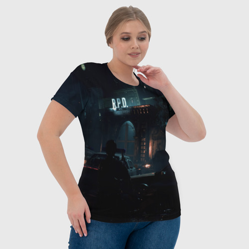 Женская футболка 3D с принтом Resident Evil 2, фото #4