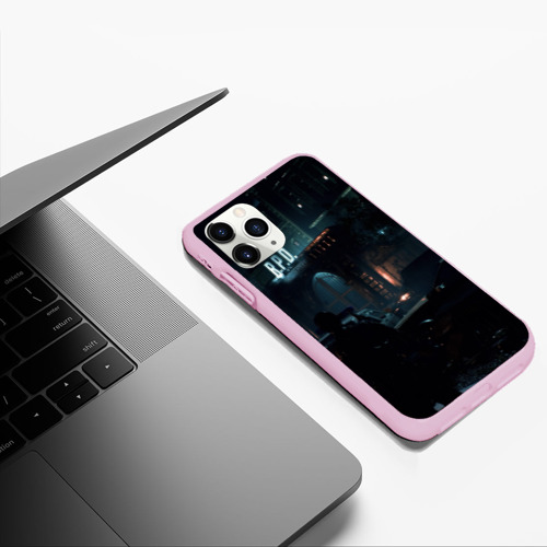Чехол для iPhone 11 Pro Max матовый Resident Evil 2, цвет розовый - фото 5