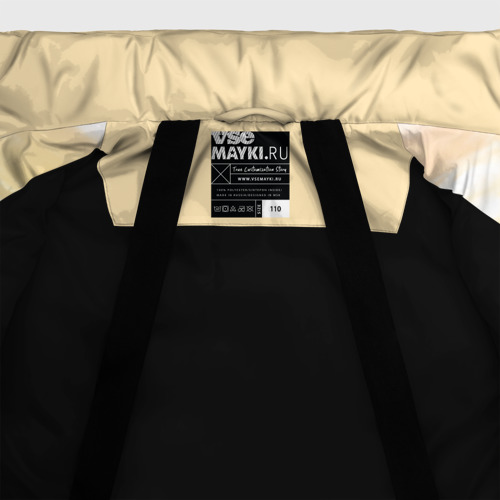 Зимняя куртка для девочек 3D PUBG, цвет черный - фото 7