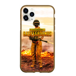 Чехол для iPhone 11 Pro Max матовый PUBG