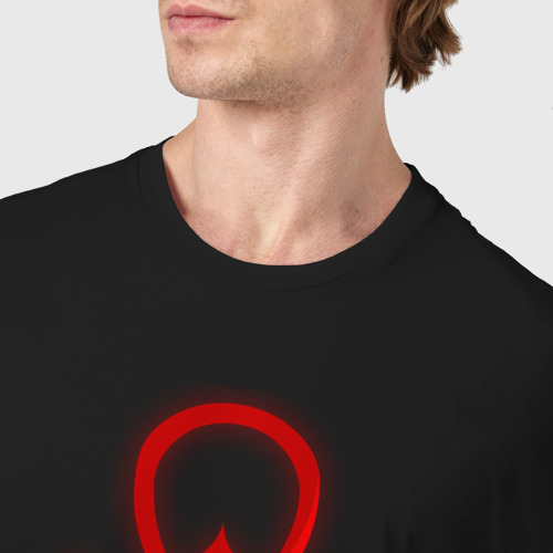 Мужская футболка хлопок Символ Маскарада, цвет черный - фото 6
