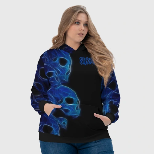 Женская толстовка 3D с принтом Slipknot, фото #4