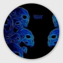 Круглый коврик для мышки Slipknot