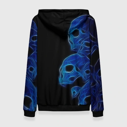 Женская толстовка 3D с принтом Slipknot, вид сзади #1