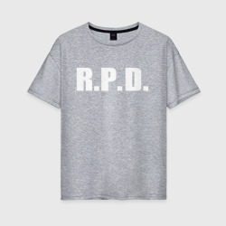 Женская футболка хлопок Oversize RE2 R.P.D